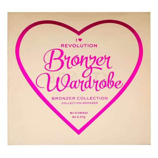 I Heart Revolution Bronzer Wardrobe мултифункционална палитра 18,96 g