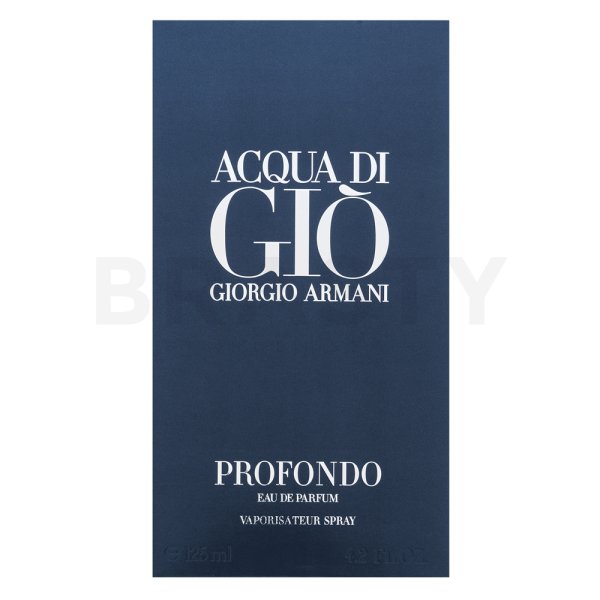 Armani (Giorgio Armani) Acqua di Gio Profondo parfémovaná voda pre mužov 125 ml