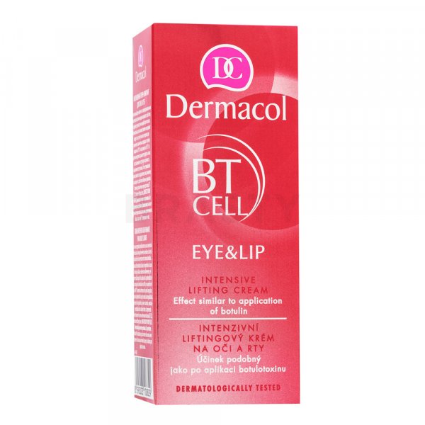Dermacol BT Cell Eye Lip Intensive Lifting Anti-Aging Cream fiatalító szérum A szem és az ajkak körüli bőr sűrűségének helyreállítása 15 ml