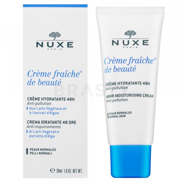 Nuxe Creme Fraiche de Beauté 48HR Moisturizing Cream hidratáló emulzió nagyon száraz és érzékeny arcbőrre 30 ml