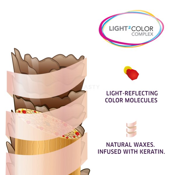 Wella Professionals Color Touch Vibrant Reds Professionelle demi-permanente Haarfarbe mit einem multidimensionalen Effekt 7/43 60 ml