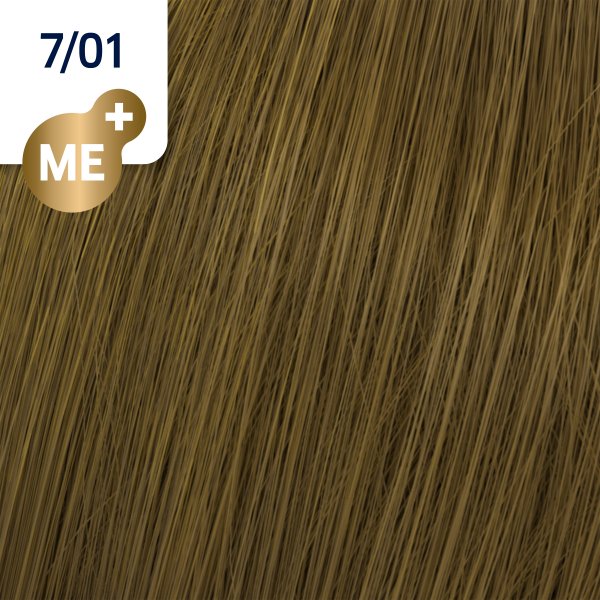 Wella Professionals Koleston Perfect Me+ Pure Naturals color de cabello permanente profesional 7/01 60 ml
