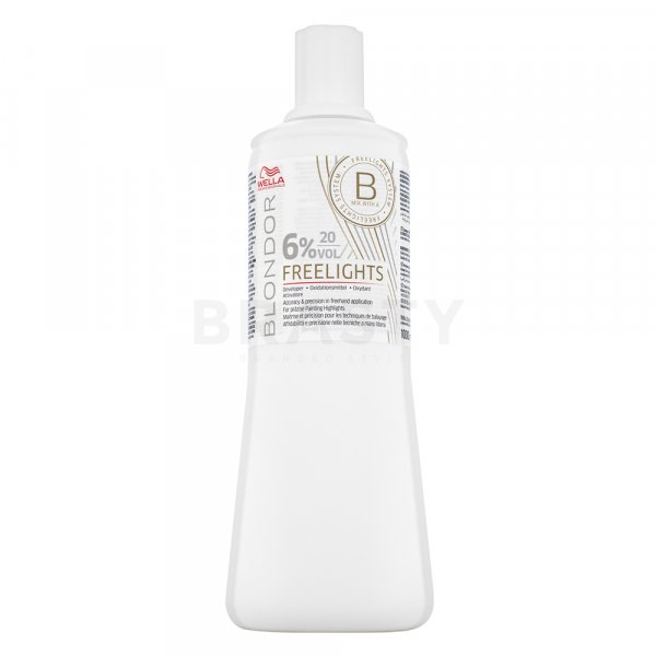 Wella Professionals Blondor Freelights 6% 20 Vol. emulsione di sviluppo per schiarire i capelli 1000 ml