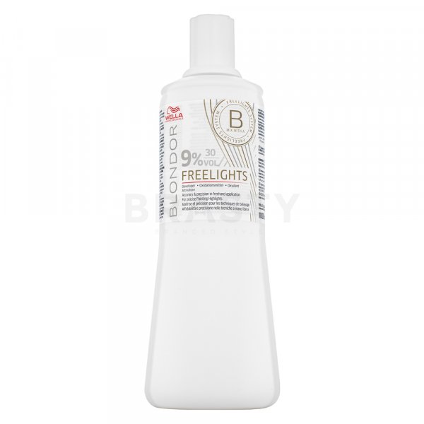 Wella Professionals Blondor Freelights 9% 30 Vol. emulsione di sviluppo per schiarire i capelli 1000 ml