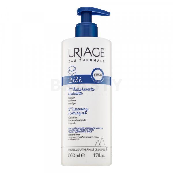 Uriage Bébé 1st Cleansing Soothing Oil cleansing foaming oil for kids 500 ml