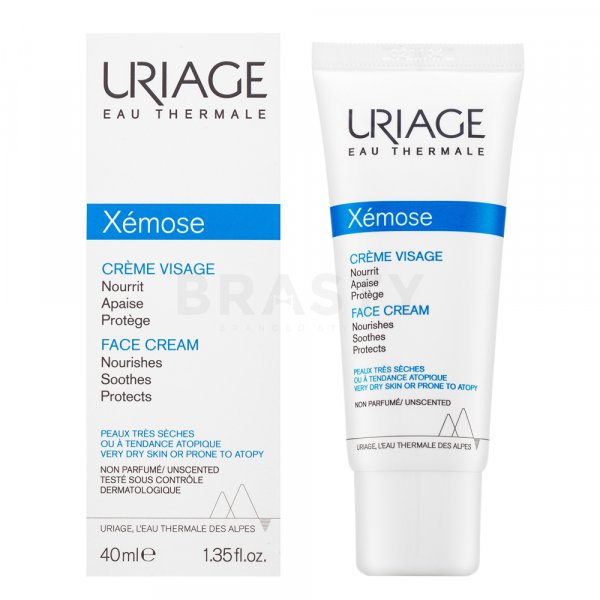 Uriage Xémose Face Cream Tápláló krém nagyon száraz és érzékeny arcbőrre 40 ml