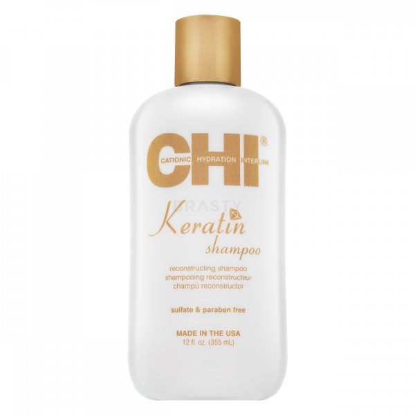CHI Keratin Shampoo glättendes Shampoo für raues und widerspenstiges Haar 355 ml
