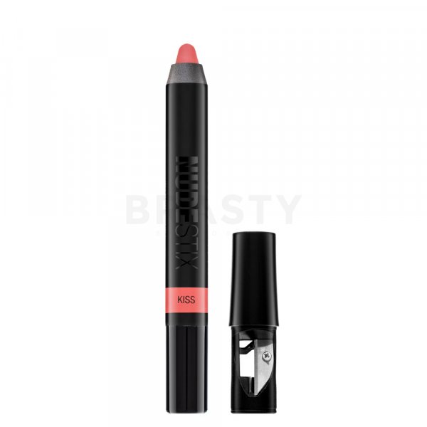 Nudestix Intense Matte Lip + Cheek Pencil Kiss Lip Balm and Blush In One with a matt effect 3 g