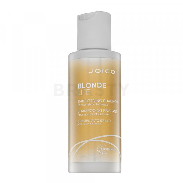 Joico Blonde Life Brightening Shampoo подхранващ шампоан за руса коса 50 ml