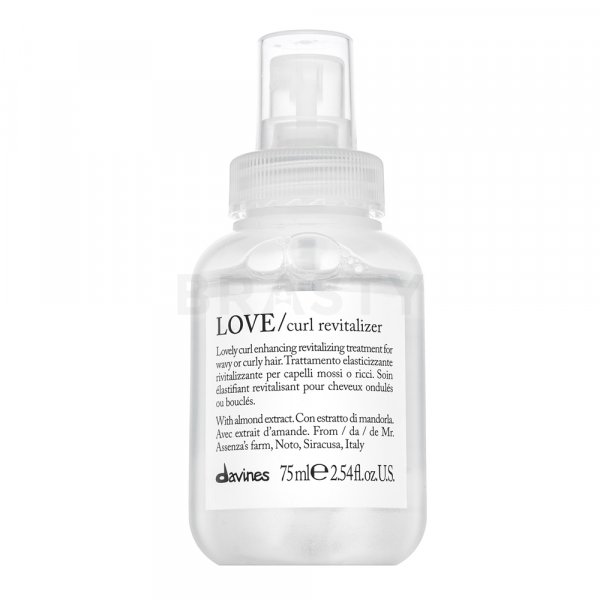 Davines Essential Haircare Love Curl Revitalizer hajformázó spray hullámos és göndör hajra 75 ml