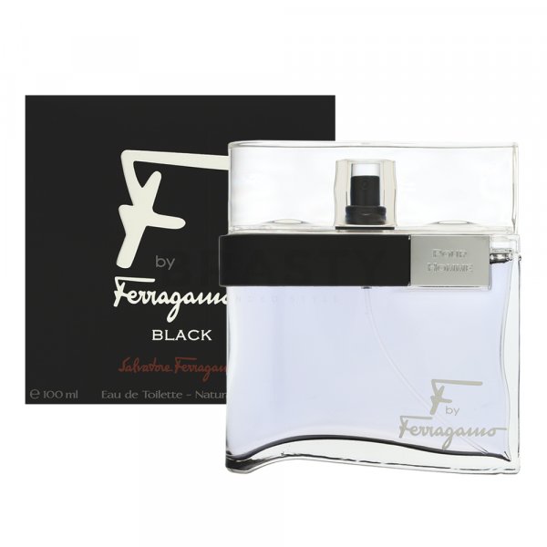 Salvatore Ferragamo F by Ferragamo Pour Homme Black Eau de Toilette da uomo 100 ml