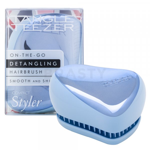 Tangle Teezer Compact Styler kartáč na vlasy Baby Blue Chrome