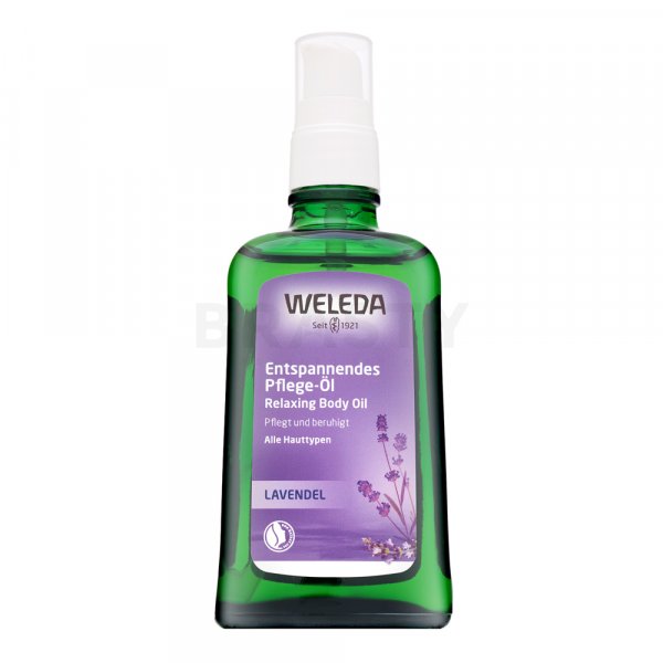 Weleda Lavender Relaxing Body Oil aceite de masaje para calmar la piel 100 ml