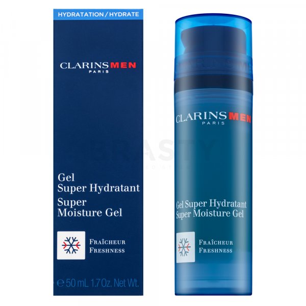 Clarins Men Super Moisture Gel emulsie hidratantă pentru bărbati 50 ml