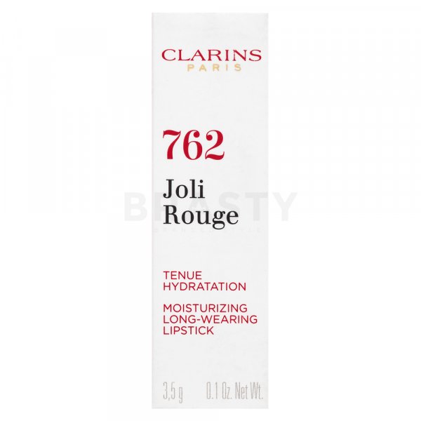 Clarins Joli Rouge barra de labios de larga duración con efecto hidratante 762 Pop Pink 3,5 g