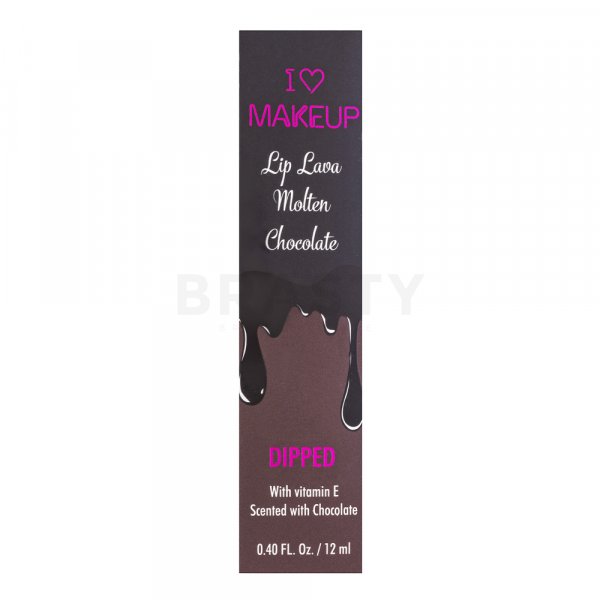 I Heart Revolution Lip Lava Molten Chocolate szminka w płynie Dipped 12 ml