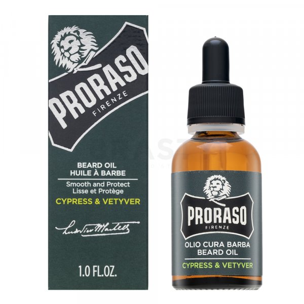Proraso Cypress And Vetiver Beard Oil olie voor baarden 30 ml