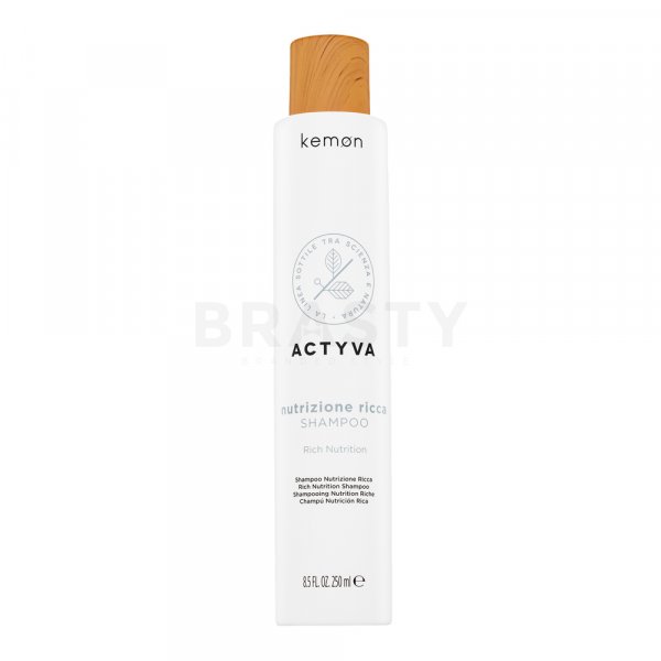 Kemon Actyva Nutrizione Rich Shampoo odżywczy szampon do włosów grubych i suchych 250 ml