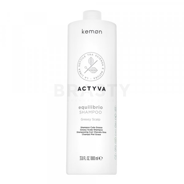 Kemon Actyva Equilibrio Shampoo Champú limpiador Para el cabello graso rápido 1000 ml
