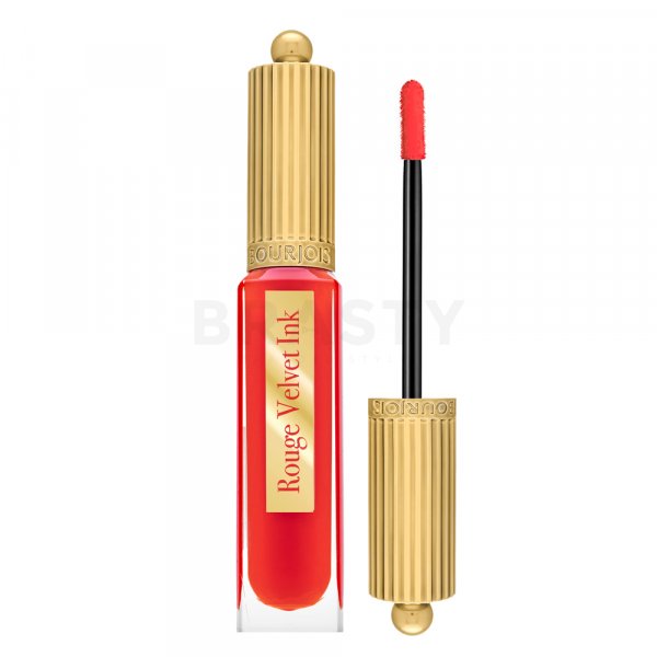 Bourjois Rouge Velvet Ink Flüssig-Lippenstift für einen matten Effekt 08 Coquelic Hot 3,5 ml