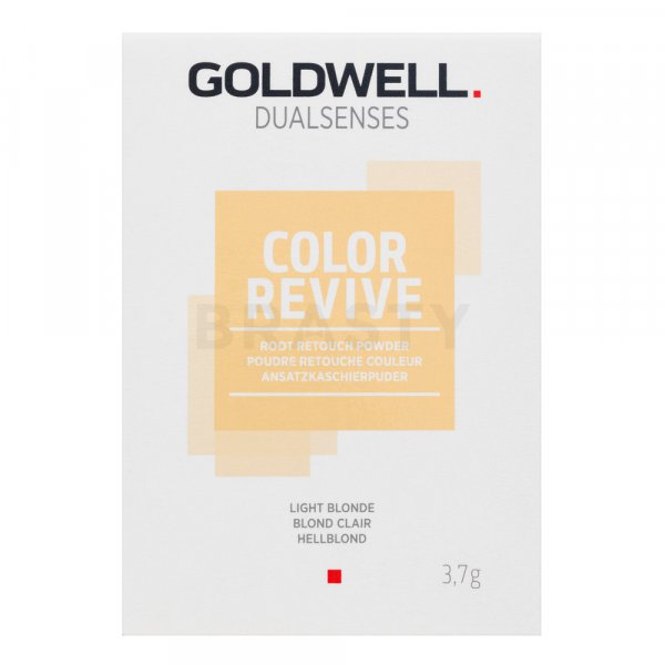 Goldwell Dualsenses Color Revive Root Retouch Powder коректор за новоизрастнала и сива коса за руса коса Light Blonde 3,7 g