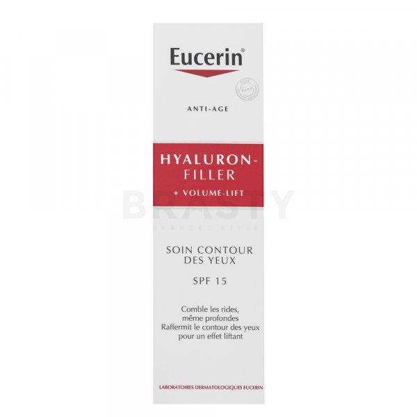 Eucerin Hyaluron-Filler + Volume Lift Eye Contour Care овлажняващ крем за околоочния контур 15 ml