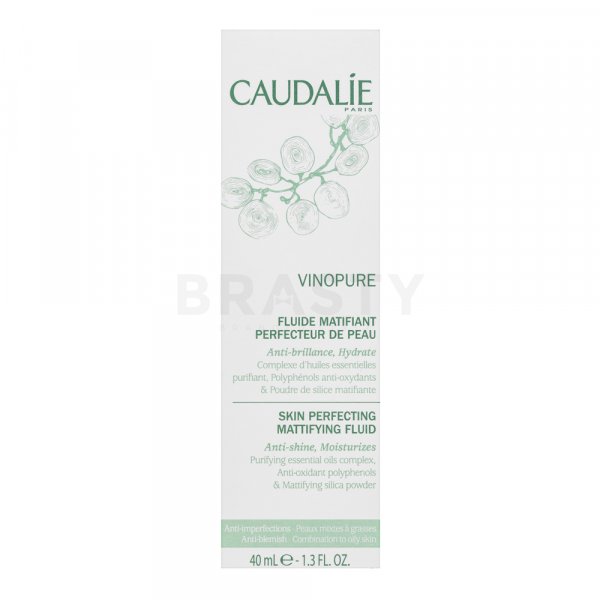 Caudalie Vinopure Skin Perfecting Matifying Fluid fluide cu efect matifiant pentru piele normală / combinată 40 ml