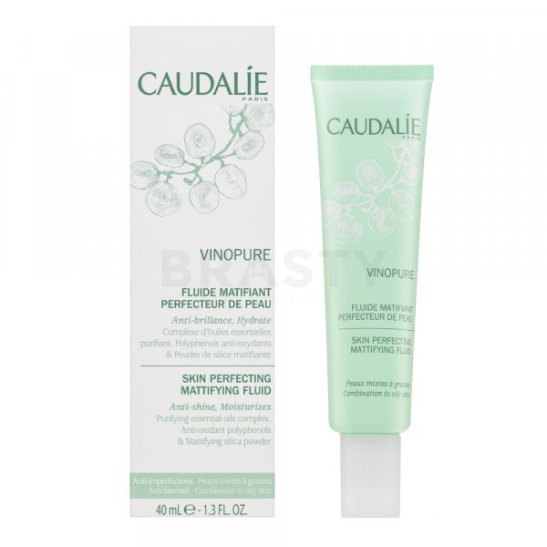 Caudalie Vinopure Skin Perfecting Matifying Fluid mattító folyadék normál / kombinált arcbőrre 40 ml