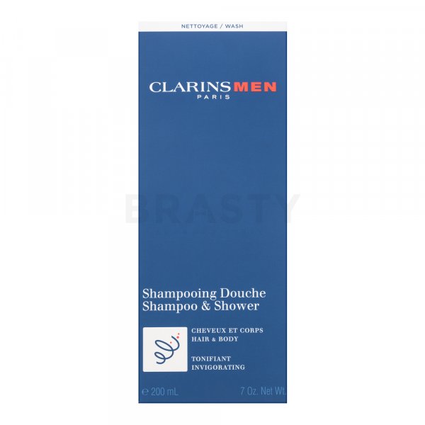 Clarins Men Shampoo & Shower shampoo e gel doccia 2in1 per uomini 200 ml