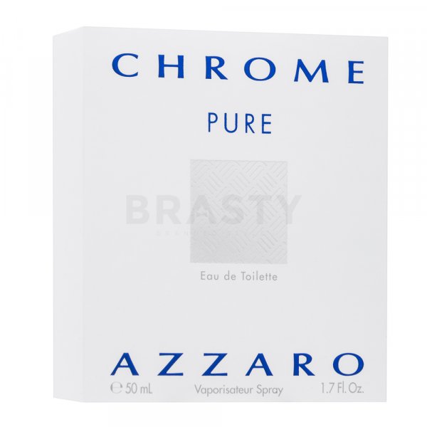 Azzaro Chrome Pure Eau de Toilette da uomo 50 ml