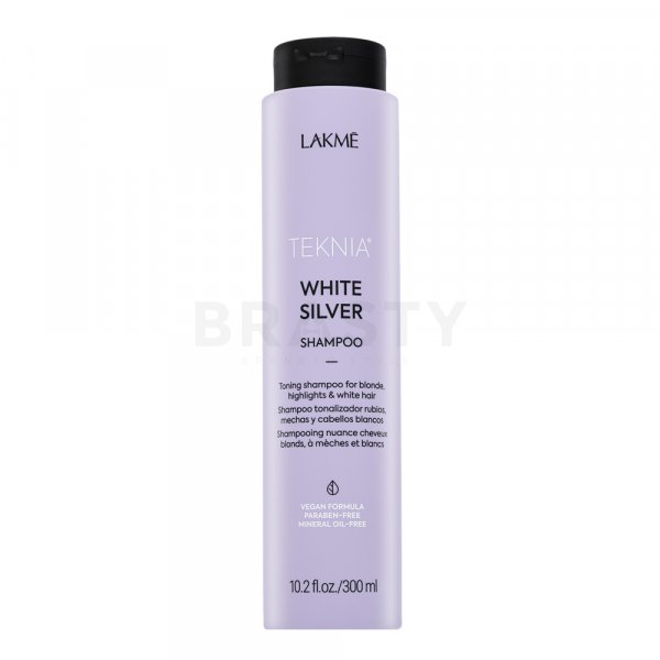 Lakmé Teknia White Silver Shampoo neutralisierte Shampoo für platinblondes und graues Haar 300 ml