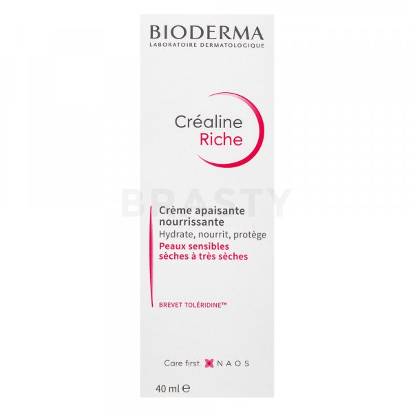 Bioderma Créaline Créme Riche emulsione calmante con effetto idratante 40 ml