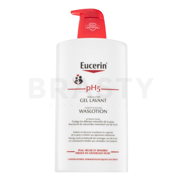 Eucerin pH5 Skin Protection Gel Lavant cremă hrănitoare cu efect de protecție și curățare pentru piele sensibilă 1000 ml