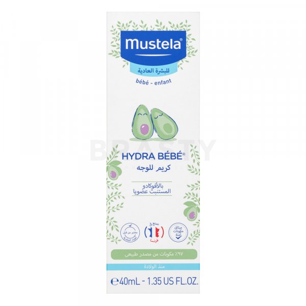Mustela Hydra Bébé Facial Cream pleťový krém pro děti 40 ml