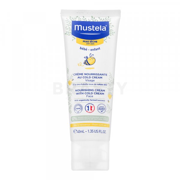 Mustela Bébé Nourishing Cream With Cold Cream hydratačný a ochranný fluid pre deti 40 ml