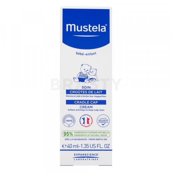 Mustela Bébé 1st Cradle Cap Cream cream for scales in the hair for kids 40 ml