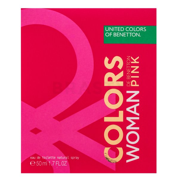 Benetton Colors de Benetton Pink Woman Eau de Toilette voor vrouwen 50 ml
