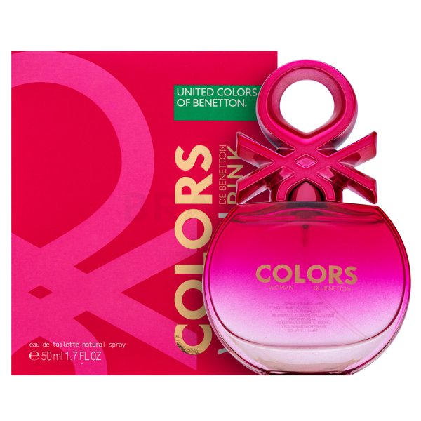 Benetton Colors de Benetton Pink Woman Eau de Toilette voor vrouwen 50 ml