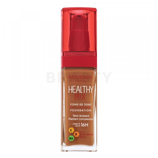 Bourjois Healthy Mix Anti-Fatigue Foundation Flüssiges Make Up für eine einheitliche und aufgehellte Gesichtshaut 059 Ambre 30 ml