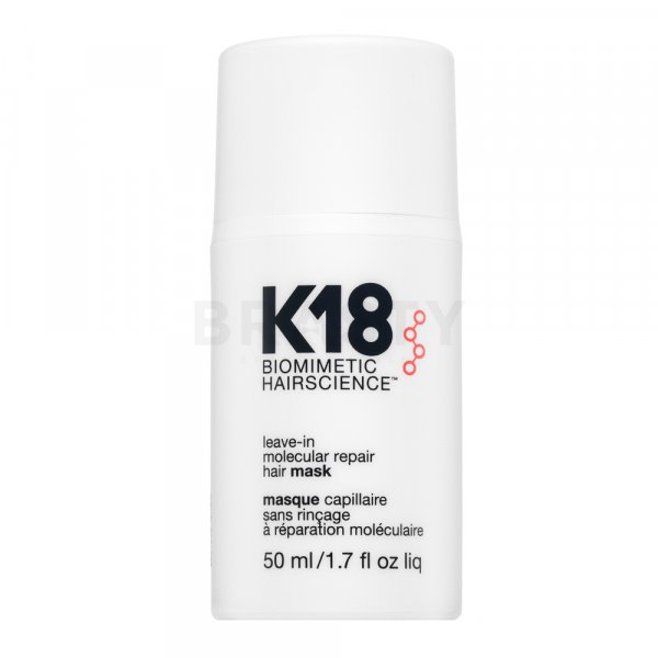 K18 Leave-In Molecular Repair Hair Mask verzorging zonder spoelen voor zeer droog en beschadigd haar 50 ml