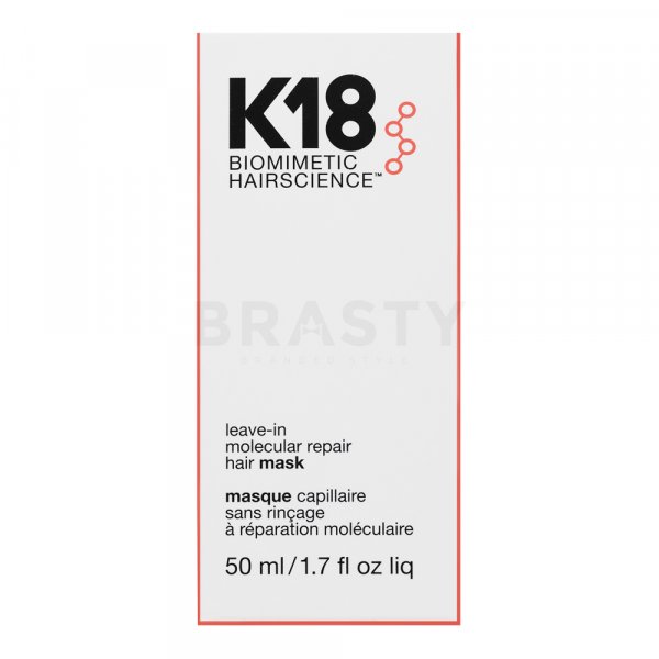 K18 Leave-In Molecular Repair Hair Mask öblítés nélküli ápolás nagyon száraz és sérült hajra 50 ml