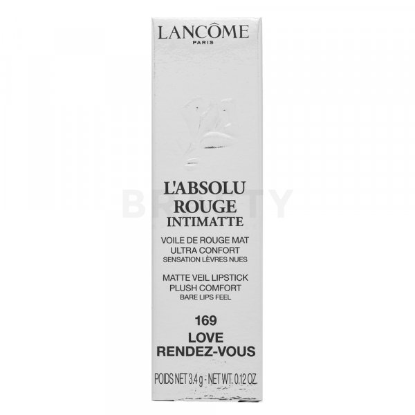 Lancôme L'ABSOLU ROUGE Intimatte 169 Love Rendez-Vous rúzs matt hatású 3,4 g