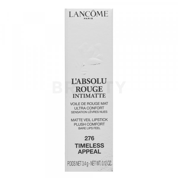 Lancôme L'ABSOLU ROUGE Intimatte 276 Timeless Appeal barra de labios con efecto mate 3,4 g