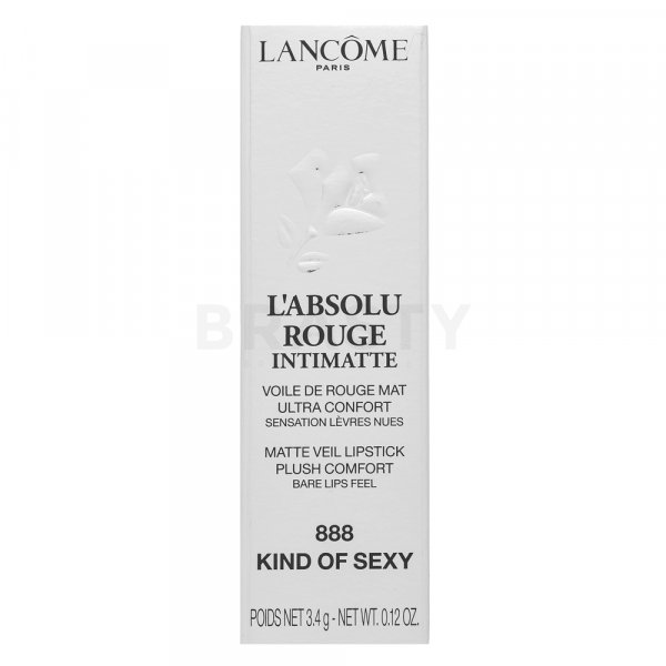 Lancôme L'ABSOLU ROUGE Intimatte 888 Kind Of Sexy lippenstift met matterend effect 3,4 g