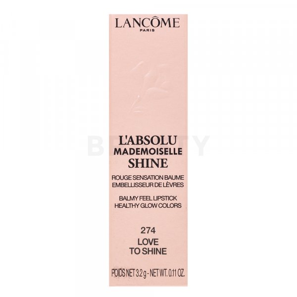 Lancôme L'ABSOLU Mademoiselle Shine 274 Love To Shine rúž s hydratačným účinkom 3,2 g