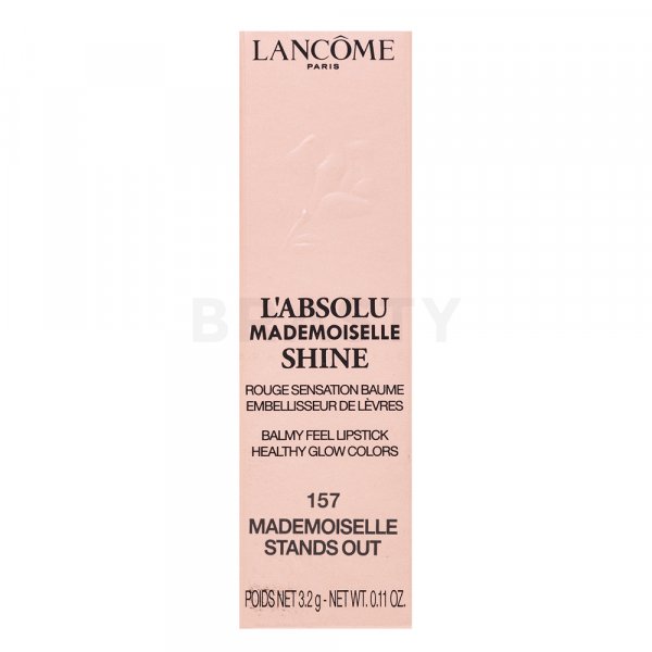 Lancôme L'ABSOLU Mademoiselle Shine 157 Mademoiselle Stands Out szminka o działaniu nawilżającym 3,2 g