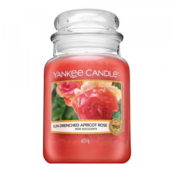 Yankee Candle Sun-Drenched Apricot Rose lumânare parfumată 623 g