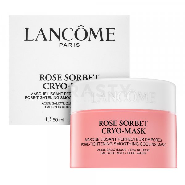 Lancôme Rose Sorbet Cryo-Mask Pore Tightening Smoothing Cooling Mask mascarilla calmante y refrescante para poros dilatados 50 ml