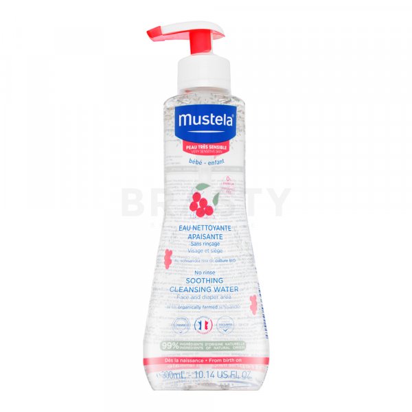 Mustela Bébé No Rinse Soothing Cleansing Water L'acqua detergente per bambini 300 ml