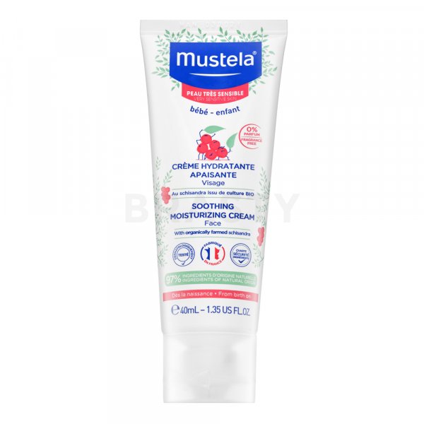 Mustela Bébé Soothing Moisturizing Face Cream ukľudňujúca emulzia pre deti 40 ml